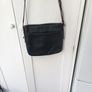 Fossil Black Tan Trimmed Cross Body Bag Image 4