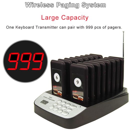Wireless Calling System for Restaurant ,Shop, BAR, Food Truck