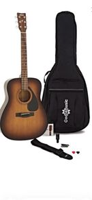 Yamaha F310 Acoustic, Sunburst with Accessory Pack