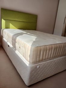Respa Double Divan Bed Matress & Headboard (available from 20th November)