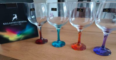 Killarney Crystal Jewel Collection Gin Glasses