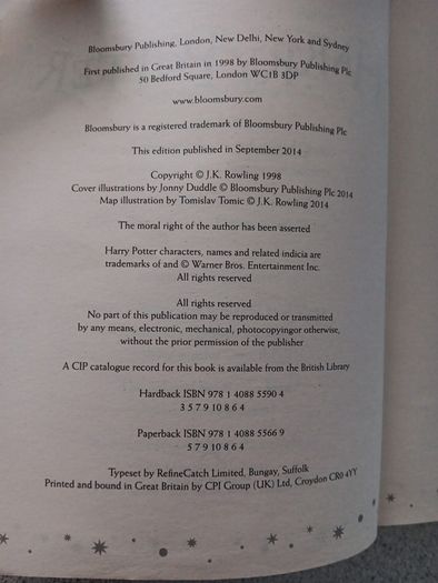 Harry Potter book