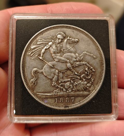 Victoria crown 1887 high grade coin