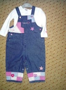 New:  NEXT dungarees & top bnwt 6-9 months