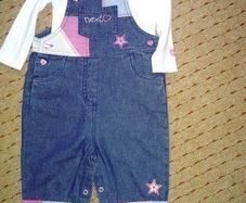 New:  NEXT dungarees & top bnwt 6-9 months