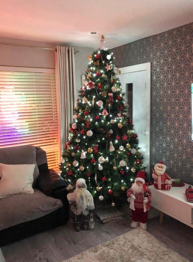 8ft Nebraska Christmas Tree Excellent Condition
