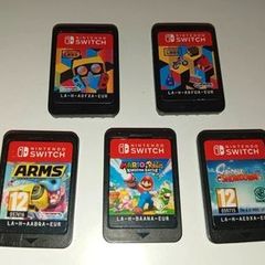 Nintendo Switch Toycon 01 ,04, arms, scribble nauts, mario rabbids- Cartridge Only