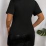 BNWT Sparkly Black Top size 20 - matching skirts & leggings available Image 2