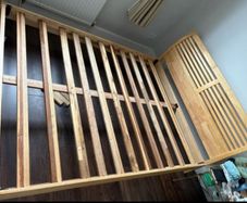 Wooden King size bedframe