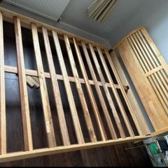 Wooden King size bedframe