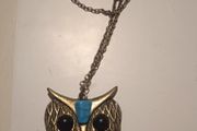 Steampunk owl pendant