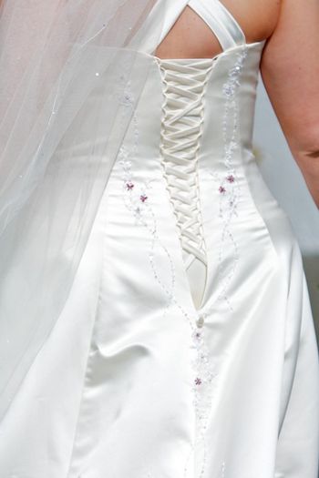 A-Line Wedding Dress with beautiful beading & embroidery