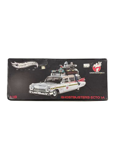 Hot Wheels 1:18 ELITE Premium Cadillac Ghostbusters Ecto-1 Car Model