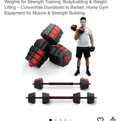 Adjustable dumbbell set