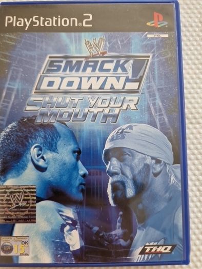 W Smackdown Shut your mouth PlayStation2 Ps2 Games Original