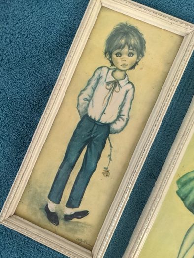VINTAGE pictures in frames