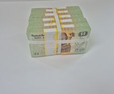 Egyptian Bank Notes - 50 Piastres x 1000