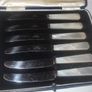 6 antique mother of pearl handel  butter knifes Image 2