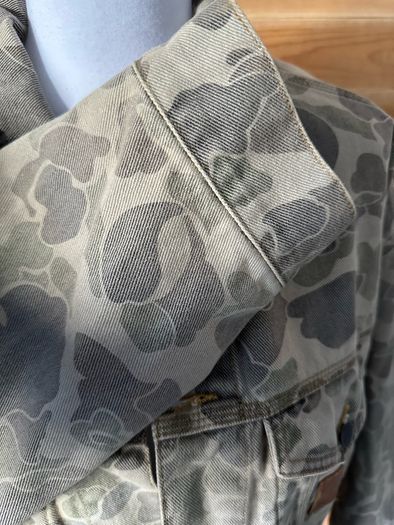 denim jacket Carhartt Camo Duck Helston men women unisex BNWT