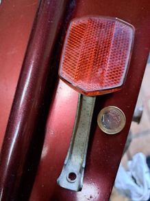 Vintage Red Rear Bike Reflector