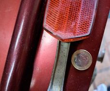 Vintage Red Rear Bike Reflector