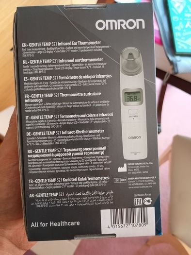 Omron infrared thermometer