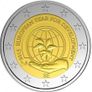 Belgium 2 Euro Commemorative Coin 2015 - European Year of Development. Coincard. BU Image 2