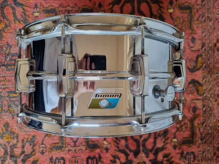 Ludwig 3 ply 70s Butcher Block and LM402 6.5 Supraphonic Snare - Blue Olive Drums Kit Led Zeppelin