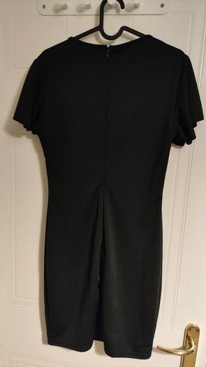 Elegant Black Mini Dress UK 14