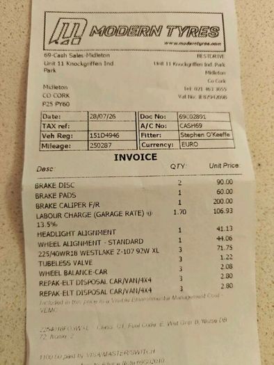 Skoda Octavia VRS 2015 250km