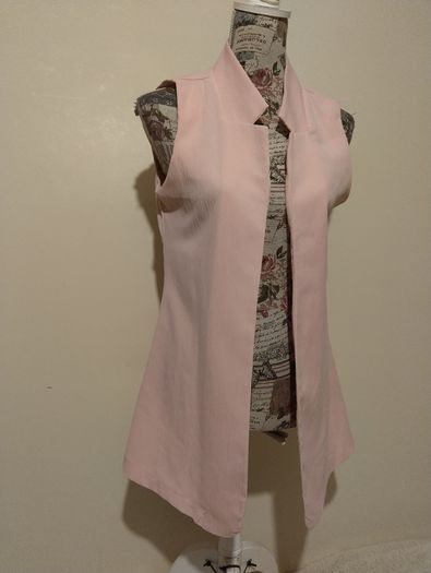 Pink Sleevelss Jacket