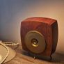 Kienzle wooden tripod clock vintage mid century Image 9