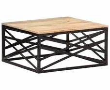 Coffee Table 68x68x35 cm Solid Mango Wood