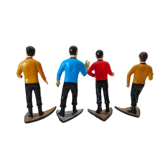 Star Trek 1991 Hamilton Collection Kirk Spock McCoy Uhura Scotty Sulu Chekov PVC Figures