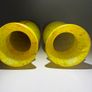 Pair of French Art Deco Mottled Glass Vases - Legras Style, 32.5cm Image 3