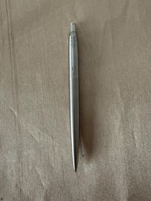 Parker mechanical pencil in a stainless steel finish.