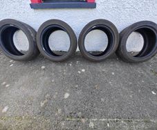 4x Continental ContiSportContact 5 Tyres  225 45 R17 91Y  Excellent Condition