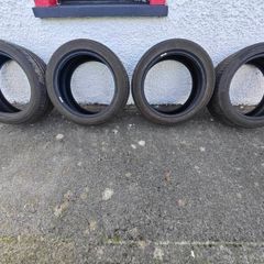 4x Continental ContiSportContact 5 Tyres  225 45 R17 91Y  Excellent Condition
