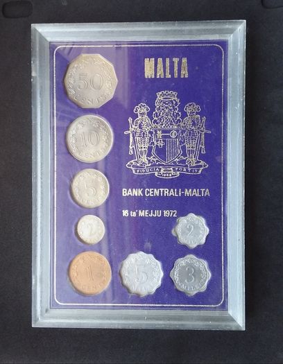 1972 Malta Uncirculated Decimal Coin Set