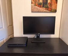 ps4 and monitor with inbuilt speakers