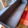 Grey fabric sofa bed Image 8