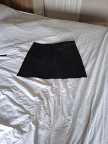 Faux Leather Mini Skirt