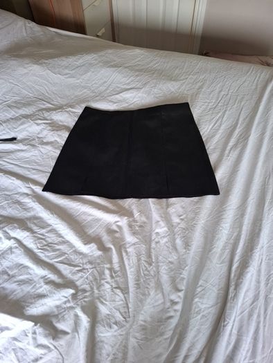 Faux Leather Mini Skirt