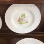 Vintage 1930s Alfred Meakin Crinoline Lady 10 inch dinner plates x6 Image 4
