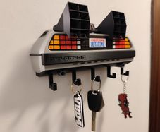 DeLorean Time Machine Key Holder  "Back to the Future"
