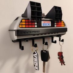 DeLorean Time Machine Key Holder  "Back to the Future"