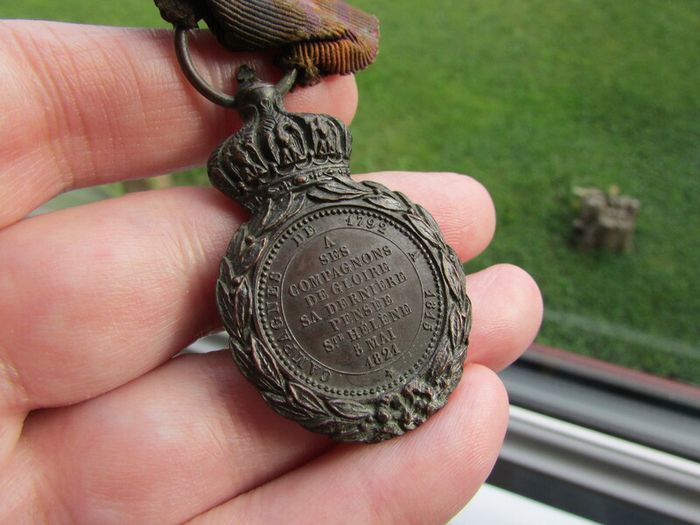 France.St Helena Campaign Medal.Napoleonic Wars..Est 1857.Service 1792 to 1815.Army/Navy.