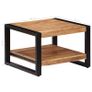 Coffee Table 60x60x40 cm Solid Acacia Wood Image 2