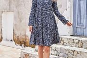 Ditsy Floral Print Smock Dress BN