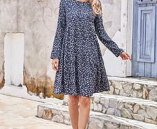 Ditsy Floral Print Smock Dress BN
